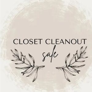 Closet clear out